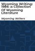 Wyoming_writing