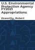 U_S__Environmental_Protection_Agency_FY2021_appropriations