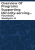 Overview_of_programs_supporting_minority-serving_institutions_under_the_Higher_Education_Act