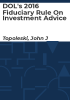 DOL_s_2016_fiduciary_rule_on_investment_advice