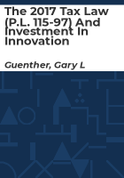 The_2017_tax_law__P_L__115-97__and_investment_in_innovation