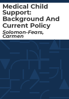 Medical_child_support__background_and_current_policy